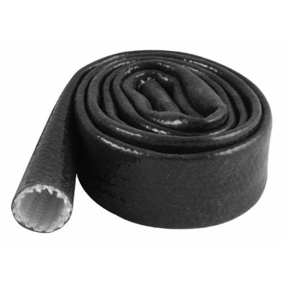 Vibrant Performance 25813 VIB25813 HEAT PROTECT FLEXIBLE SLEEVING, SIZE: 1IN (5 FOOT LENGTH) - BLACK ONLY
