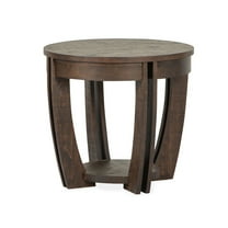 Magnussen Home Lyndale Nutmeg Round End Table