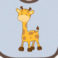 thumbnail image 4 of Inktastic Cute Baby Giraffe Boys or Girls Baby Bib, 4 of 4