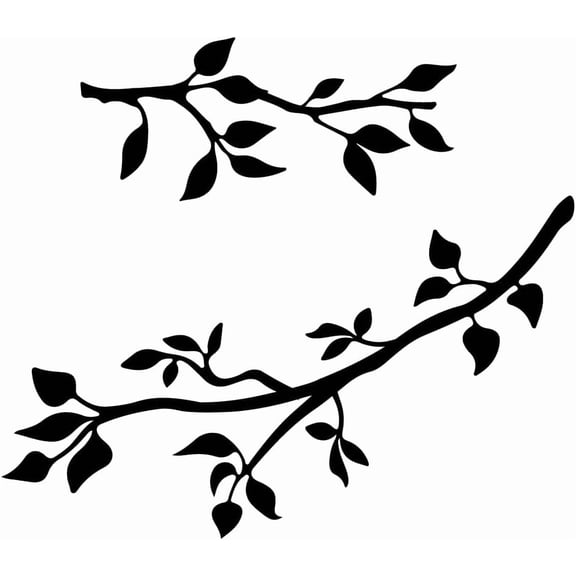 Branches Twigs Computer Sticker Tablet PC Decor Sticker Vinyl Laptop Decal for Notebook Laptop Luggage Window Art Sign Decorative Stickers