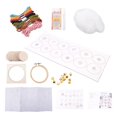 thumbnail image 3 of Kit de Adornos para Bordado A Mano Alegres y Brillantes, Navideño, Kits Festivales, 3 of 5
