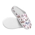 thumbnail image 3 of Rateoe Cute Dog Print Women's Men's Cotton Knit Slippers Lightweight Memory Foam Indoor House Shoes with Anti-Skid Sole-35/36, 3 of 7