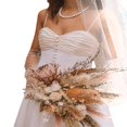 thumbnail image 4 of Robe Formelle pour Femme Été Couleur Unie Sans Manches Ligne A à Bretelles Spaghetti Robe Évasée Tenue de Fête Blanc G, 4 of 6