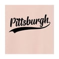 thumbnail image 3 of Go All Out City Of Pittsburgh Pennsylvania Pride Fashion Script Cropped Hooded Sweatshirt Women, 3 of 3