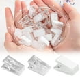thumbnail image 2 of 10PC Self-Adhesive Clips, Wall Clips Tapestry Hanging Clips Sticky Clips Photo Clips Poster Clips Hanging Spring Clips, Clear A, 2 of 7