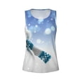 thumbnail image 4 of Haiem Christmas Snowman In The Snow Workout Tank Tops for Women, Athletic Sports Slim-Fit Tank Tops, Compression Sleeveless Dry Fit Shirts,Athletic Shirt-Small, 4 of 9