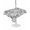 Gray, variant on Outdoor Tablecloth with Umbrella Hole for Patio/Picnic/Party/Camping, Gray Coastal Waterproof Table Cloth Round Cover Washable, Summer Beach Starfish Conch Shell Ocean (Dia 60")