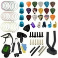 thumbnail image 3 of 66Pcs Guitar Accessories Kit Tuner Capo Pick Bracket Repair Tools Set for Banjo Mandolin, 3 of 12