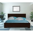 thumbnail image 3 of Espresso Wood Queen Platform Bed, 3 of 4