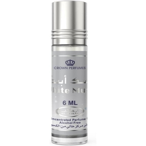 (6-Pack) Al-Rehab White Musk Roll On Perfume Oil 6 mL