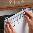 thumbnail image 3 of Over The Door Hook - Stainless Steel Coat Racks (2 Pack) - Duty Coat Hook Wall Mounted - Premium Coat Hanger for Robe & Clothes - Pls confirm the size(9.4*3.5*0.7") is right for you before order, 3 of 8