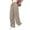 Khaki, variant on OKBOP Harem Cargo Pants for Women Wide Leg Straight Casual High Waist Streetwear Stretch with Pockets Spicy Girl Relaxed Fit Full Length Long Pants