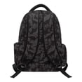 thumbnail image 2 of FKELYI Black Dinosaur Print 17 Inch School Bookbag for Kids Backpack Spacious Schoolbag for Elementary Student Casual Daypack Travel Knapsack for Hiking Camping, 2 of 7