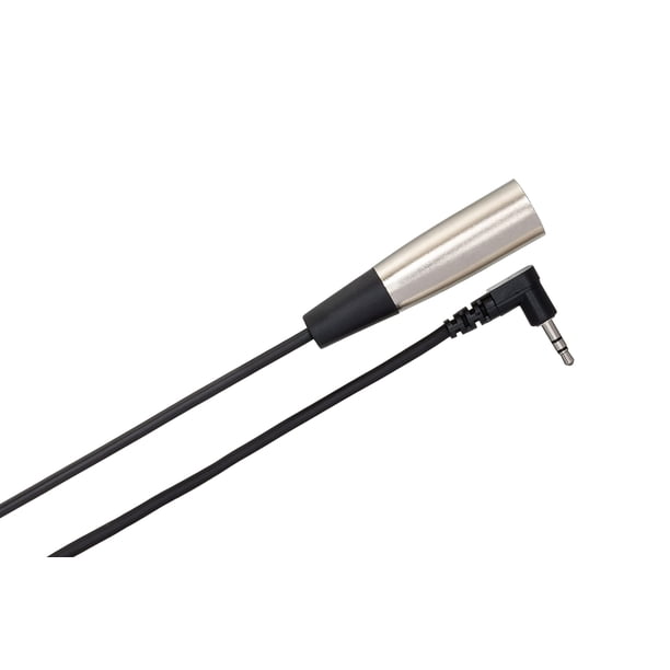Cable Hosa XVM-110, 3 m, ángulo recto, 3,5 mm, TRS a XLR macho