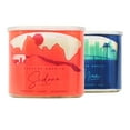 Mainstays 14 Ounce 3 Wick Candles Miami and Sedona Wraps, 2 Pack
