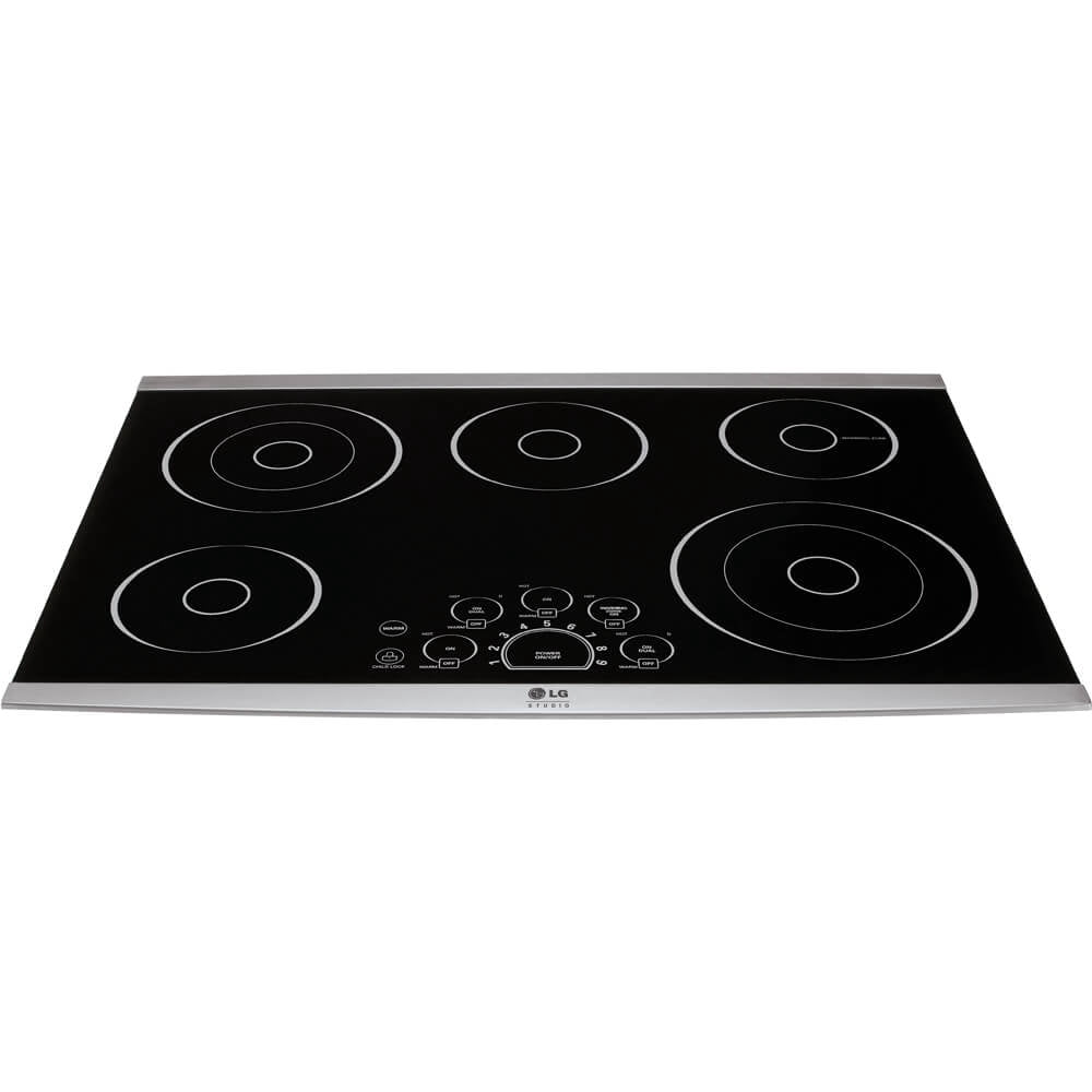 LG Studio LSCE305ST Studio 30 inch Stainless 5 Burner Electric Cooktop