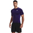 thumbnail image 2 of Remera de Compresión HeatGear para Hombre de Under Armour, Morada, 2 of 6