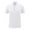 White, variant on ohmzyzo Men's Business Work T-Shirts Basic Solid Color Button Down Pullover Tops Short-Sleeved Work Clothes Outdoor Lapel Polo Tees XXL