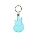 thumbnail image 4 of Leather Guitar Picks Case Guitar Pick Holders with Keyring Guitar Plectrums Bag for Guitar Pick Bag Gift Light Blue, 4 of 7