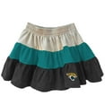 thumbnail image 3 of Girls Toddler Wes & Willy Teal/Black Jacksonville Jaguars Sleeveless Full-Zip Hoodie & Three Tier Skirt Set, 3 of 3