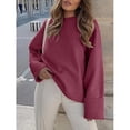 thumbnail image 4 of Womens Fashion Autumn Winter Knit Sweater Thick Thread Pullover Turtleneck Sweater, 4 of 6