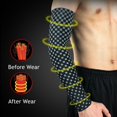 thumbnail image 4 of Manchon de Compression pour Bras Protection Solaire UV pour Hommes Femmes Vert Taille m, 4 of 6