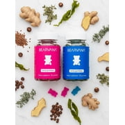 BEARVANA Top & Peach Support Gummies for Women | Workout Aid | Fitness Supplement with 9 Herbal Extracts | Berry Flavor