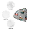 thumbnail image 3 of Susaid Skiing penguin Print Winter Beanie for Men Women, Lined Beanie Soft Warm Knit Hat Ski Cuffed Cap, 3 of 6
