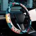 thumbnail image 6 of Easter 14.5 Inch Printing PVC Leather Auto Accessories Steering Wheel Covers - Car Wheel Covers - Car Wheel Cover, 6 of 6