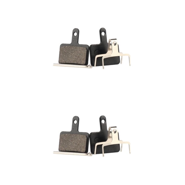 Wosthever Pastillas de freno semimetálicas de mecanizado CNC de alta resistencia para bicicleta Pastillas de freno de metal Pastillas de freno Resina semimetal 5CAJA 2Conjunto