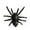 Black, variant on 10pcs Realistic Plastic Spider Halloween Decorations, Lifelike Mini Black Spiders Partty Favors Props for Haunted House Indoor Outdoor Home Decor