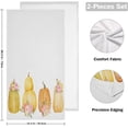 thumbnail image 2 of SKYSONIC 2 Pack Pumpkin Floral Hand Towels, Ultra Soft and Absorbent, Fall Autumn Decorative Fingertip Towel for Home, Bathroom, Kitchen, 28.3"x14.4", 2 of 5