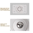 thumbnail image 2 of Mini rodillo de acero adhesivo para rueda Universal, 4 piezas, muebles de almacenamiento de bajo ruido de 360 ​​grados, ruedas para el hogar, Almacenamiento y organización del hogar Negro Billuyoard HA006245-02, 2 of 6