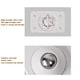 thumbnail image 5 of Rueda adhesiva Universal de 4 piezas, Mini rodillo de acero inoxidable, muebles de almacenamiento sin esfuerzo, ruedas para el hogar y el balcón Almacenamiento y organización del hogar Blanco Yuarrent HA006245-00, 5 of 6