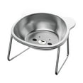 thumbnail image 2 of Comedero elevado para gatos con soporte estable para mascotas. También sirve como bebedero para perros. Oso, 2 of 9