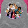 thumbnail image 3 of Disney's Encanto - Family Is Everything - Toddler And Youth Girls Raglan Graphic T-Shirt, 3 of 4