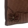 thumbnail image 3 of Womens Burgundy Houndstooth Stretch Fit Texting & Tech Touchscreen Gloves, 3 of 4