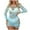 Light Blue, variant on Lingerie for Women,Womens Lingeries Set Women Solid Color Underwear Bra Perforated Skirt Hollowed Out and Lingerie,Valentines Day Gift for Her