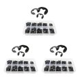 thumbnail image 3 of maskred 580pcs Professional Retaining Rings External Circlip Stainless Steel Wear-resistant Snap Ring E-type Clamp Washing Machine Black 3Set, 3 of 6