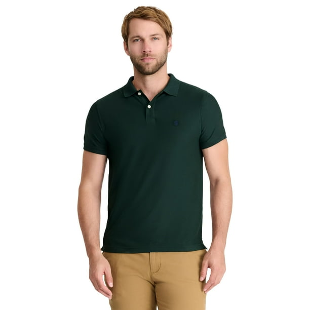 Camisa Polo Slim-Fit Advantage para Hombre IZOD, Color Helecho Salvaje, Talla S