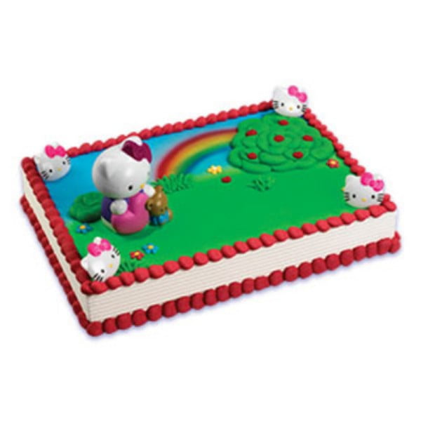 Hello Kitty Bubble Blower Cake Topper