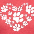thumbnail image 3 of CafePress - Paws Heart T Shirt - Womens Tri-blend T-Shirt, 3 of 4