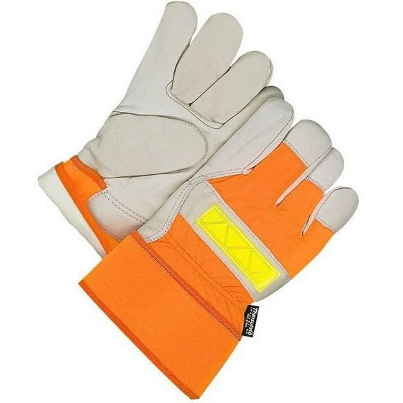 40-9-2875-XL Fitter Glove Grain Cowhide Lined Thinsulate™ C100 Hi-Viz Org, Size XL