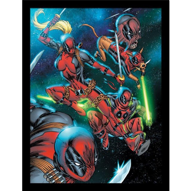 Deadpool Corps In Space Framed Poster