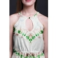 thumbnail image 5 of Bimba Tie-Dye Ladies Sleeveless Long Print Maxi Dress with Side Slits Summer Wear-XXX-Large, 5 of 6