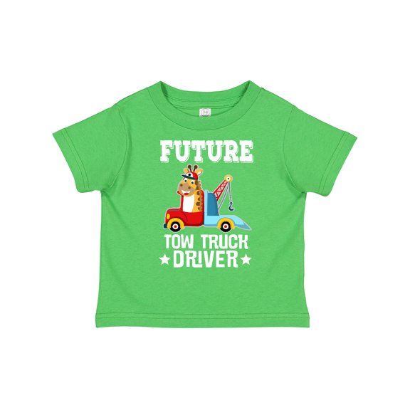 Inktastic Tow Truck Driver Future Boys Toddler T-Shirt