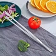 thumbnail image 4 of Dvumao 12-Inch Stainless Steel BBQ Tongs – Sausage Turning Clamp with Narrow Grip for Grilling Meat, Hot Dogs & Vegetables, 4 of 9