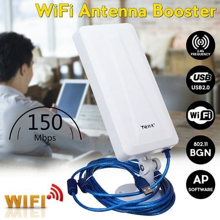 150Mbps USB WiFi Antenna Long Range Extender Wireless Router Booster Repeater Antenna WLAN   3000M Away Hot Spot