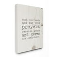 thumbnail image 2 of The Stupell Home Decor Collection Wash Your Hands Say Your Prayers Wall Art, 2 of 9
