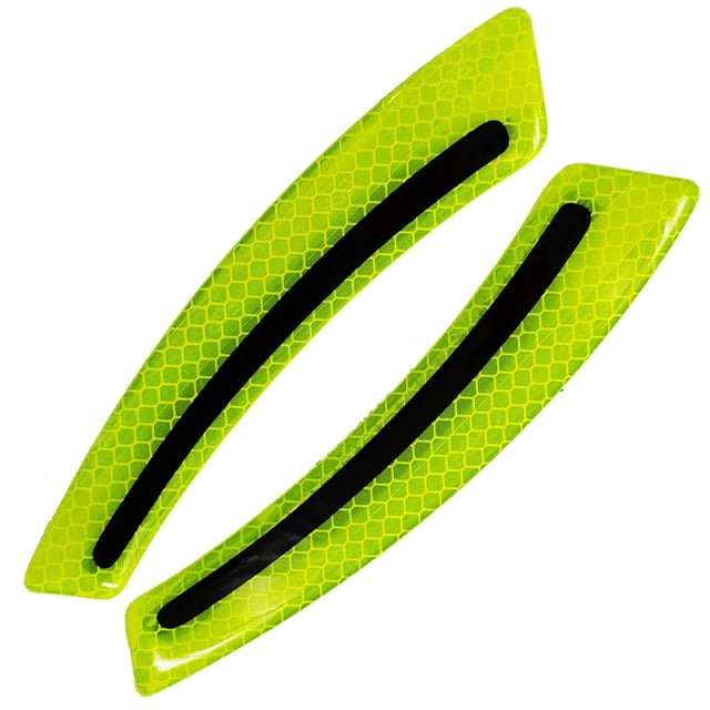 Pegatinas decorativas reflectantes para coche, patrón de fibra de carbono, puerta, cuenco, espejo retrovisor, rueda, ceja, parachoques, parachoques